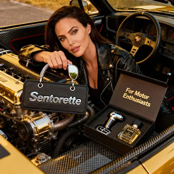 Caixa presente para apaixonados por motores – acessórios automotivos e ambientador personalizado para eventos, clubes e encontros