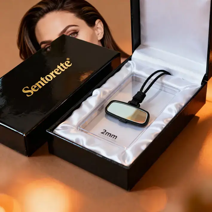 Profumatori auto personalizzati in cofanetto come regalo aziendale di fine anno per clienti e partner corporate﻿﻿