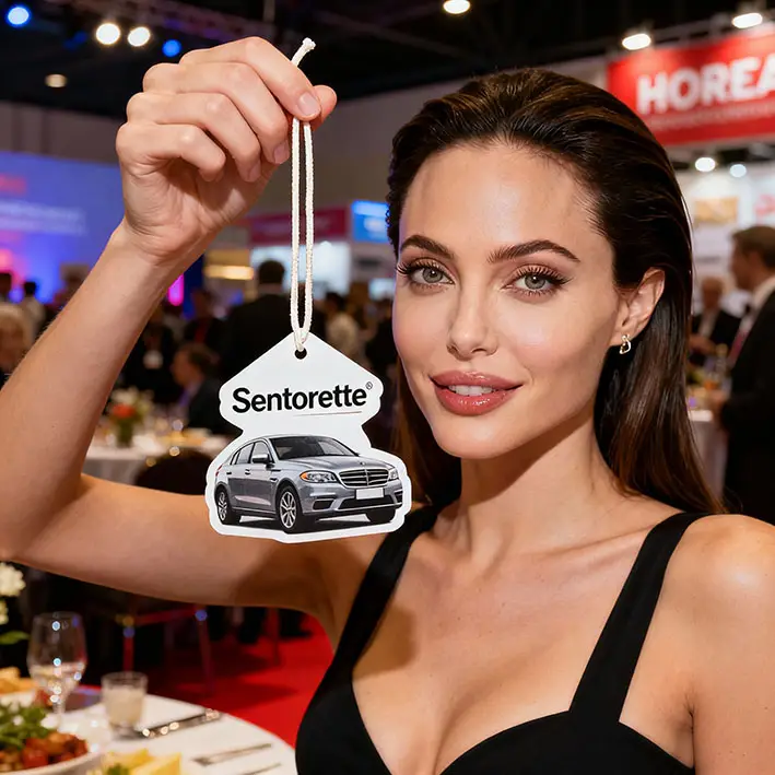 Ambientador de carro personalizado: o gadget perfeito para feiras, eventos gourmet e congressos Horeca﻿﻿